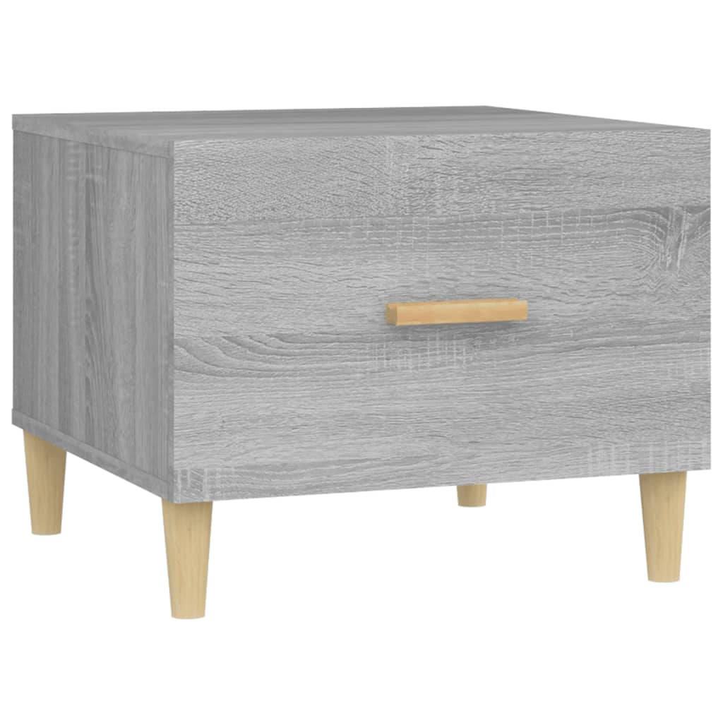 Tables basses 2 pcs sonoma gris 50x50x40 cm bois d’ingénierie - Tables basses