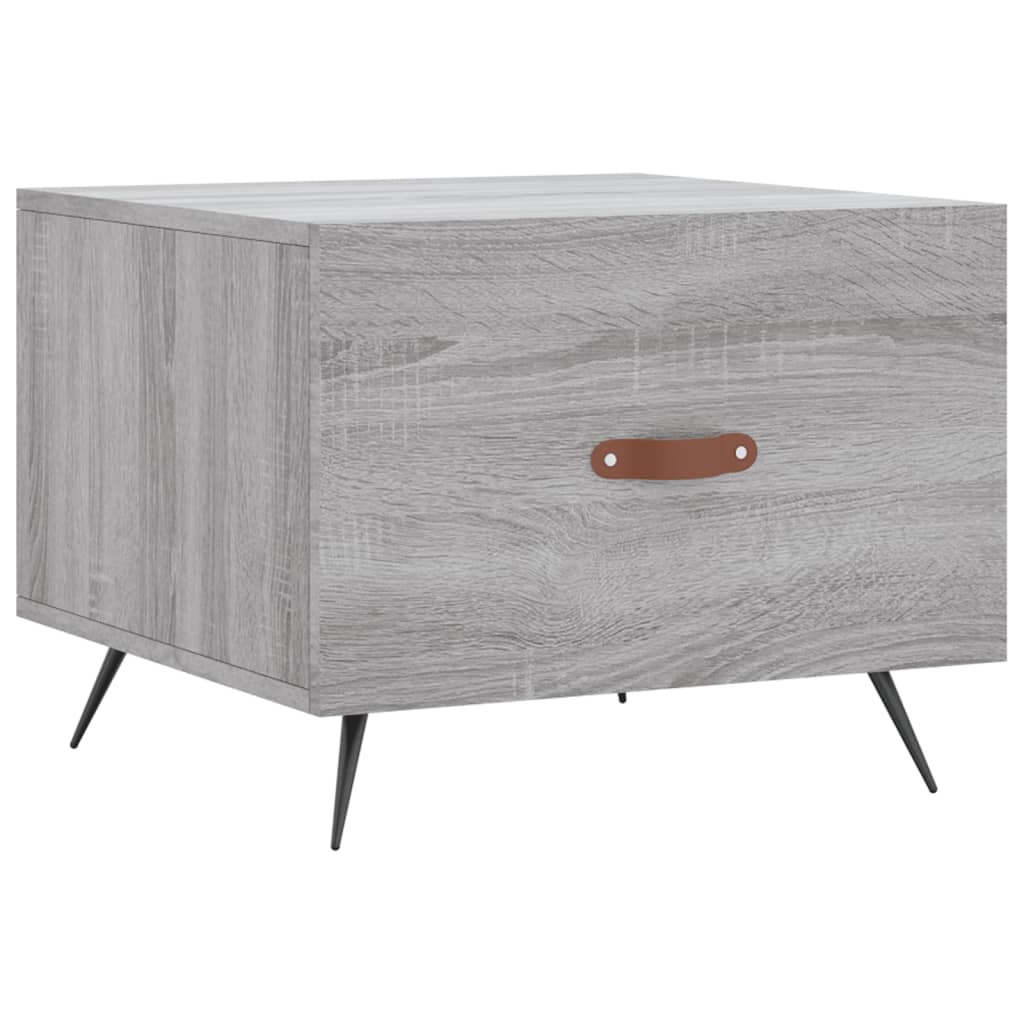 Tables basses 2 pcs sonoma gris 50x50x40 cm bois d’ingénierie - Tables basses