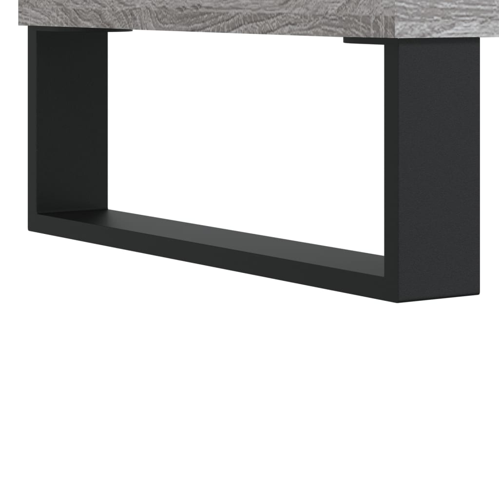 Tables basses 2 pcs sonoma gris 50x50x40 cm bois d’ingénierie - Tables basses