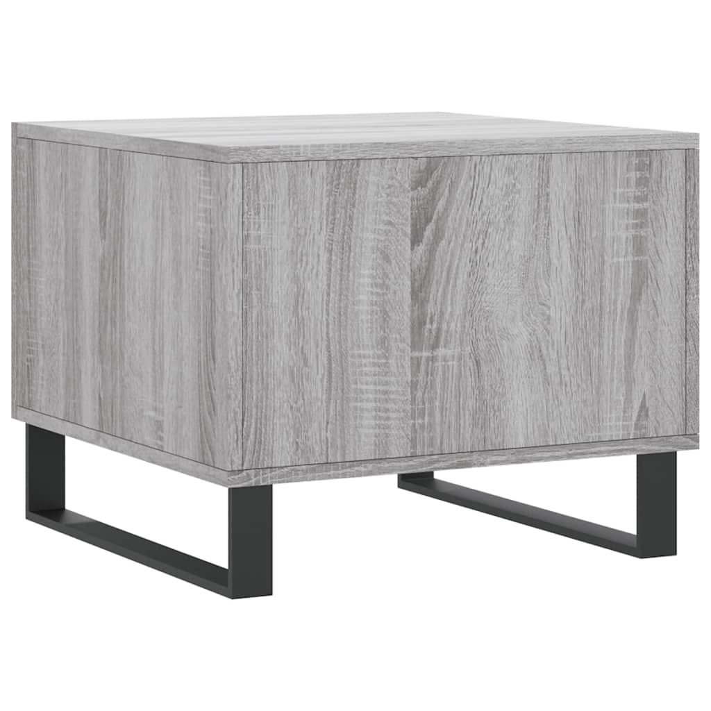 Tables basses 2 pcs sonoma gris 50x50x40 cm bois d’ingénierie - Tables basses