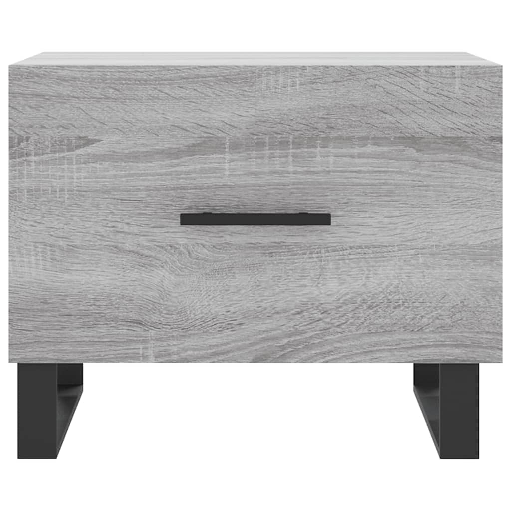 Tables basses 2 pcs sonoma gris 50x50x40 cm bois d’ingénierie - Tables basses