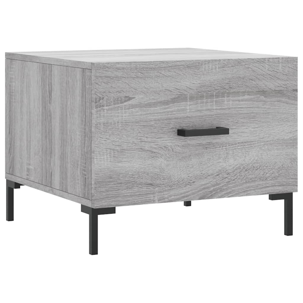 Tables basses 2 pcs sonoma gris 50x50x40 cm bois d’ingénierie - Tables basses