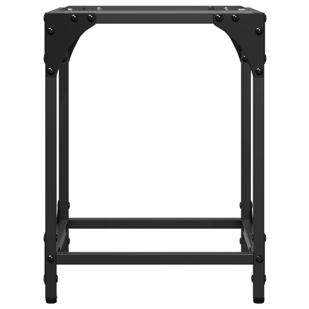 Tables basses avec dessus en verre transparent 2 pcs acier - Tables basses