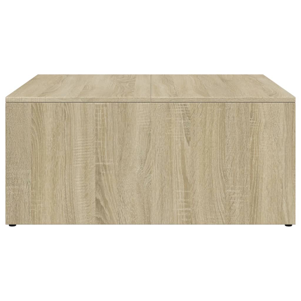 Tables basses gigognes 2 pcs chêne sonoma bois ingénierie métal - Tables basses