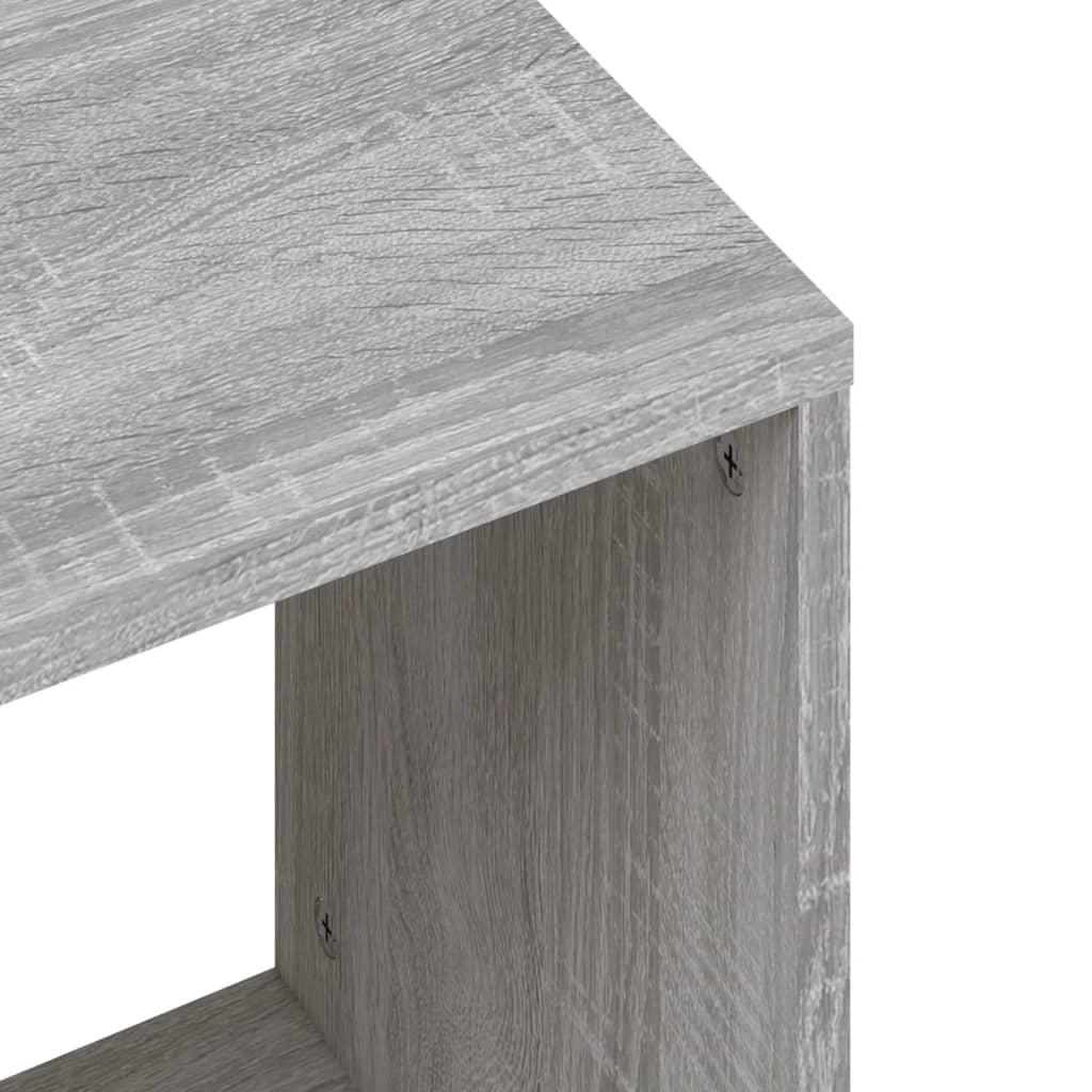 Tables basses gigognes 2 pcs sonoma gris bois d’ingénierie - Tables basses