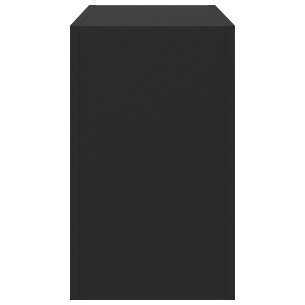 Tables basses gigognes 3 pcs noir bois d’ingénierie - Tables basses
