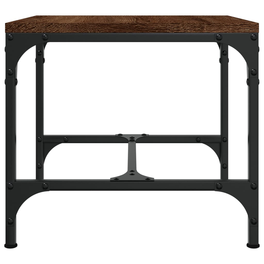 Tables d’appoint 2 pcs Chêne marron 40x40x35 cm Bois ingénierie - Tables basses