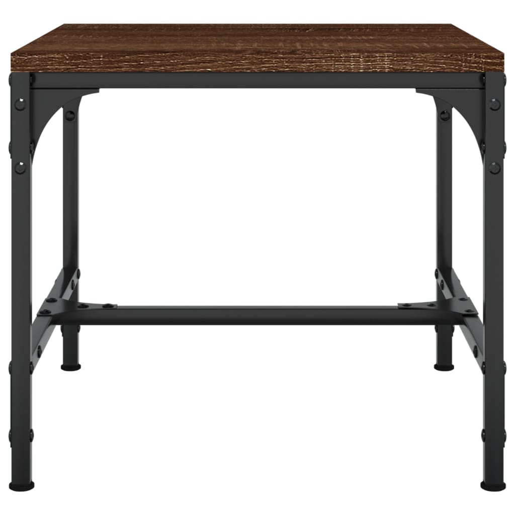 Tables d’appoint 2 pcs Chêne marron 40x40x35 cm Bois ingénierie - Tables basses