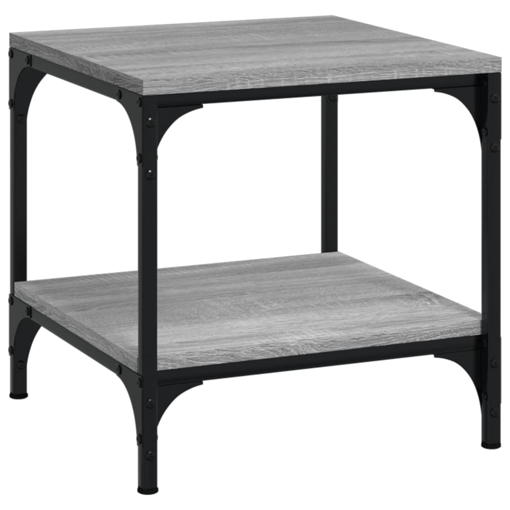 Tables d’appoint 2pcs Sonoma gris 40x40x40 cm Bois d’ingénierie - Tables basses