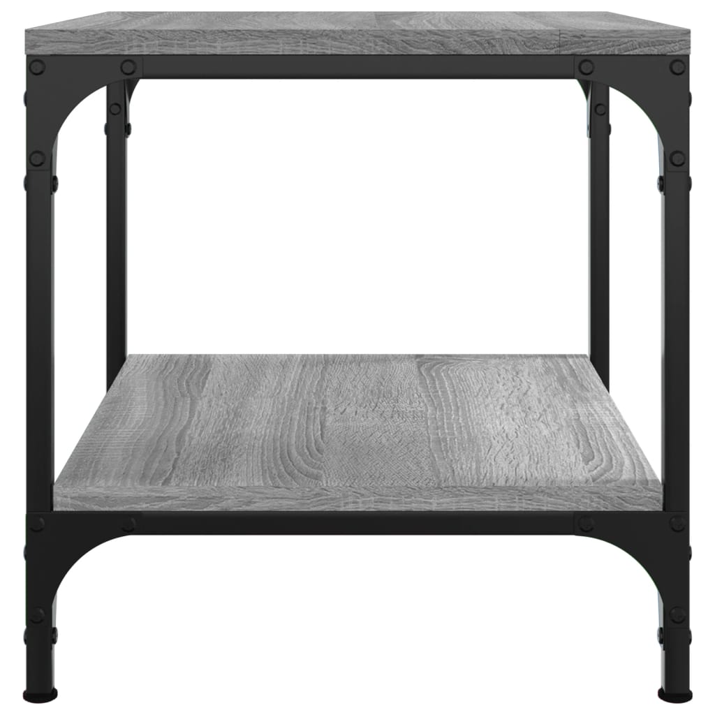 Tables d’appoint 2pcs Sonoma gris 40x40x40 cm Bois d’ingénierie - Tables basses