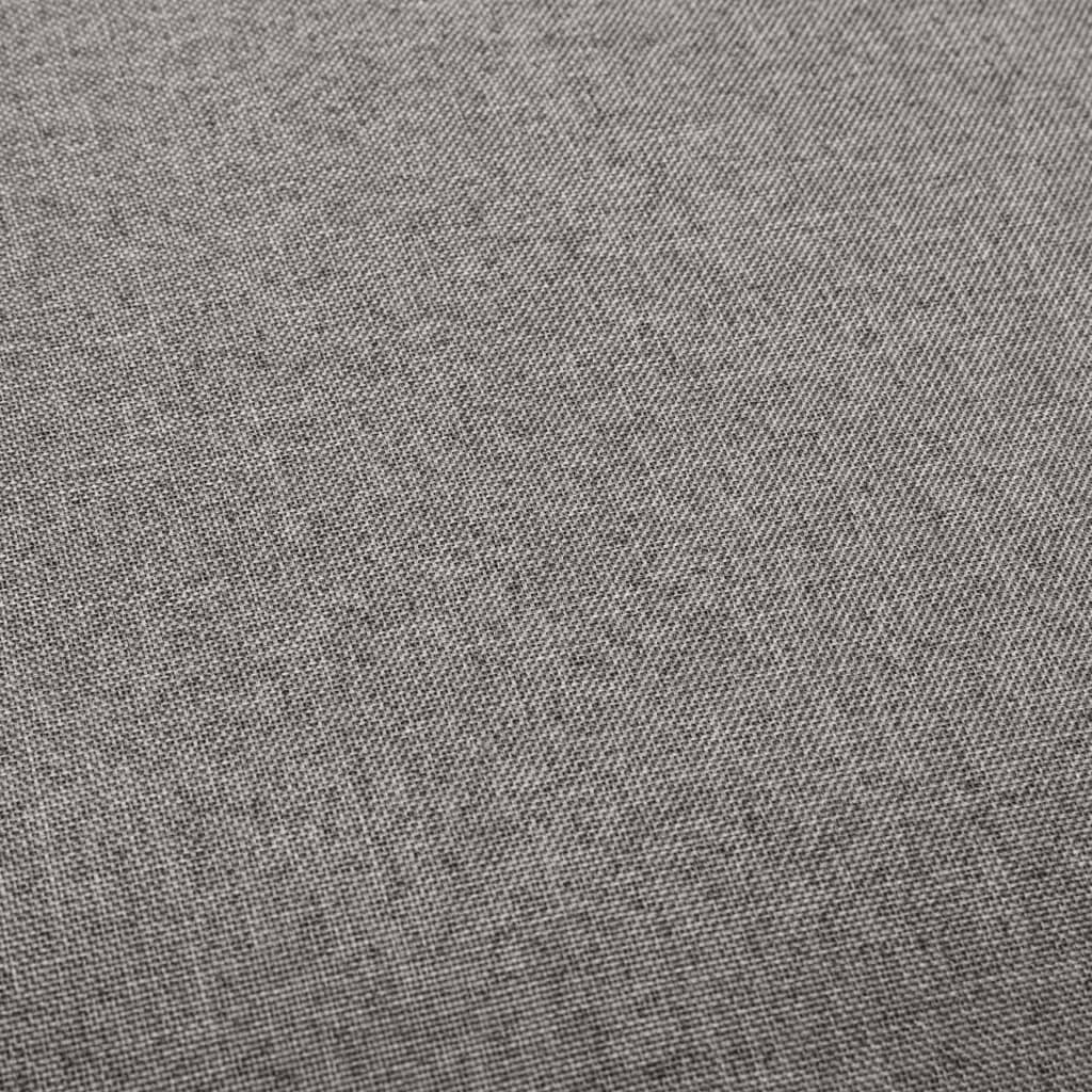 Tabourets de bar lot de 2 gris foncé tissu - Tabourets de bar
