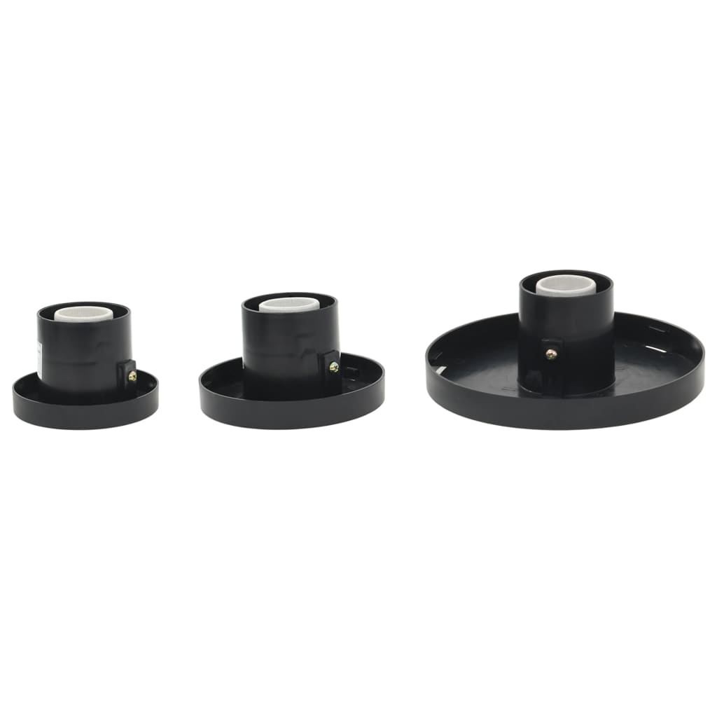 6 pcs Jeu de lampe boule à LED PMMA sphérique 20/30/40 cm - Éclairage extérieur