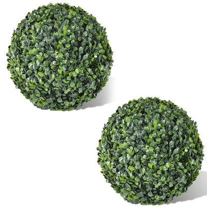 Boule de buis artificielle 2 pcs 35 cm