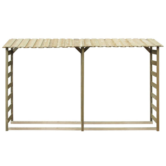 Abri de bois de chauffage 300 x 44 x 176 cm Pinède imprégnée