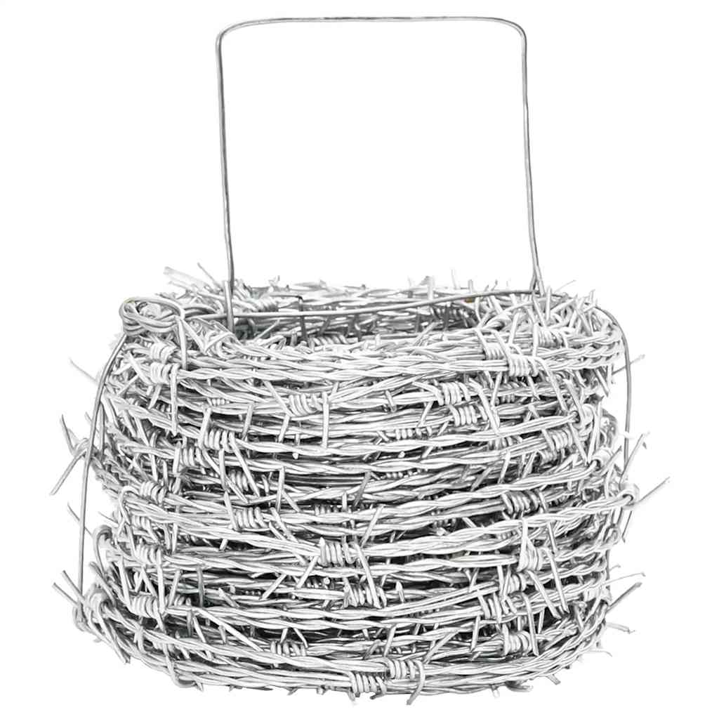 Fil barbelé 500 m, galvanisé type 100/4