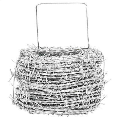 Fil barbelé 500 m, galvanisé type 100/4