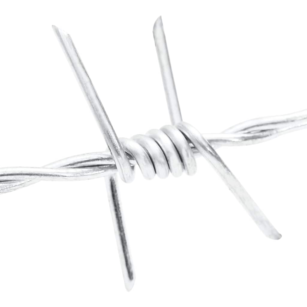 Fil barbelé 500 m, galvanisé type 100/4