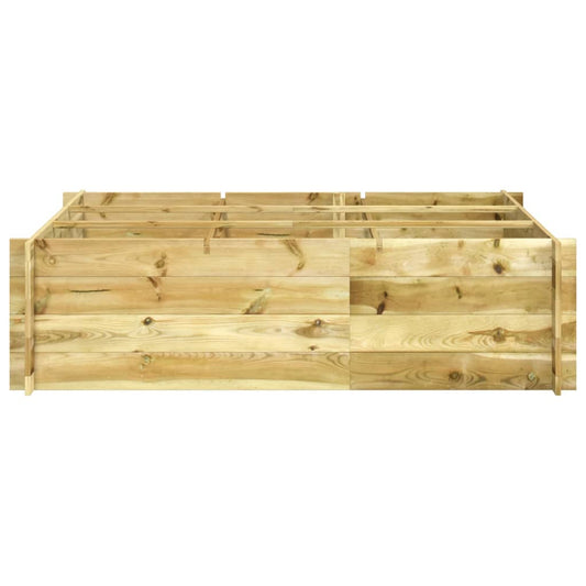 Jardiniere  bois surélevé 150x100x40 cm