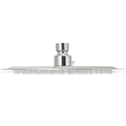 Tête de douche plongeante ronde en acier inoxydable 20 cm