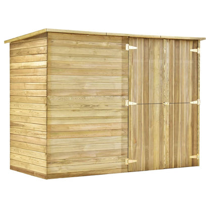 Abri de jardin 232x110x170 cm Bois de pin imprégné