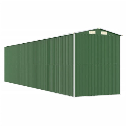 Abri de jardin Vert 192x855x223 cm Acier galvanisé