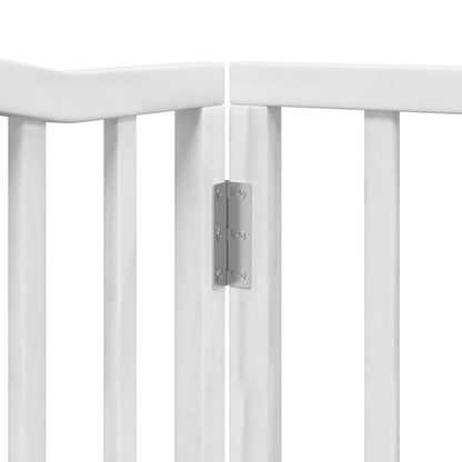 Barrière pour chien porte pliable 12 panneaux bois de peuplier