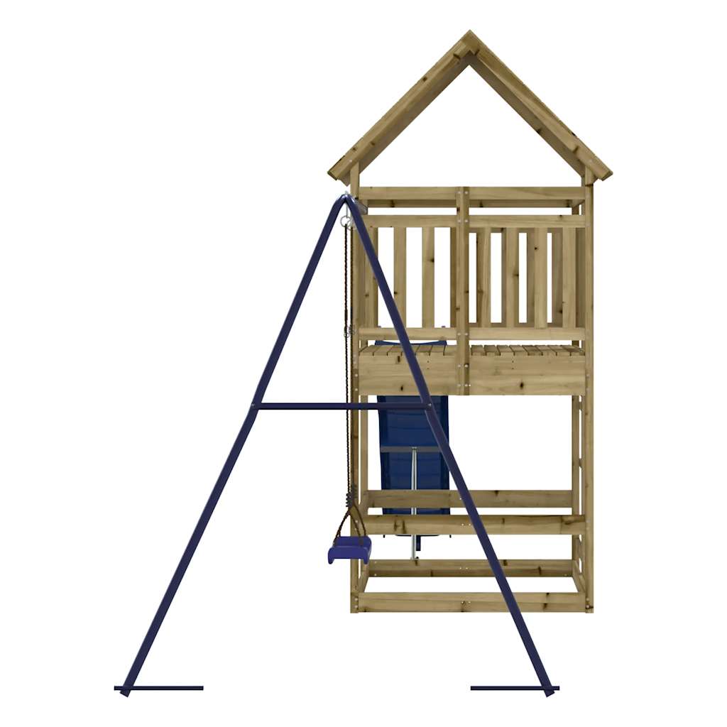 Aire de jeux d'extérieur bois de pin imprégné