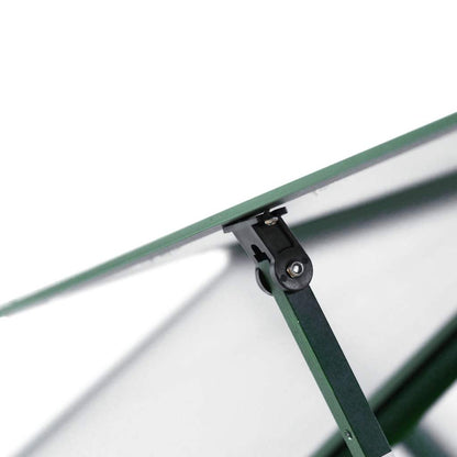 Serre avec cadre de base vert 169x114x202 cm aluminium