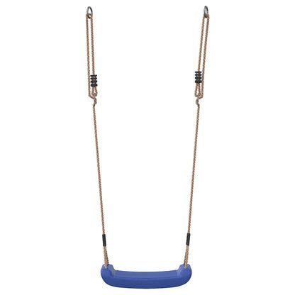 Balançoire d'extérieur d'enfants simple et corde réglable bleu