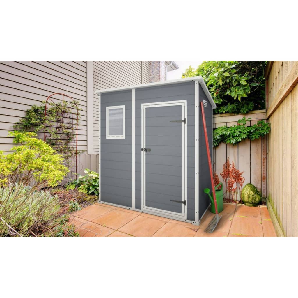 Abri de jardin Manor Pent 64 gris - Cabanes & abris de jardin