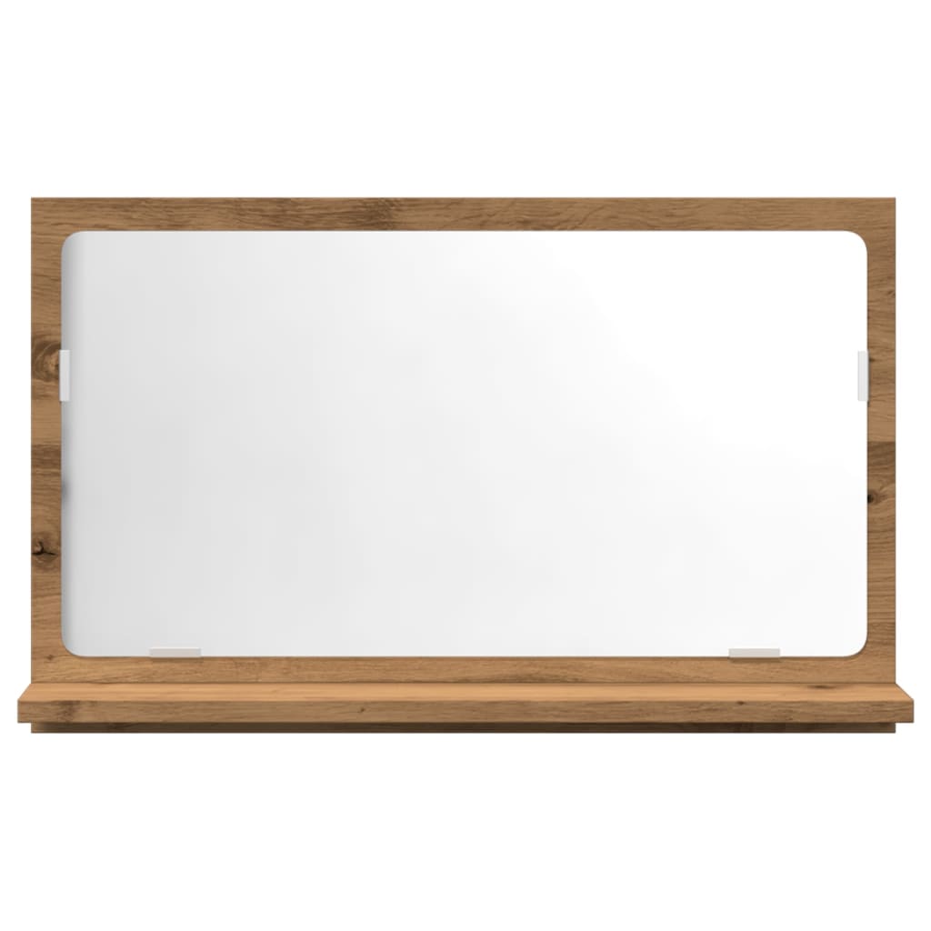 Armoire à miroir de salle de bain chêne artisanal 60x11x37 cm - Meubles-lavabos de salle de bains
