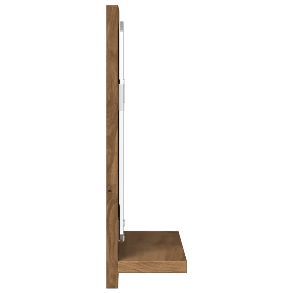Armoire à miroir de salle de bain chêne artisanal 60x11x37 cm - Meubles-lavabos de salle de bains