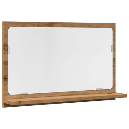 Armoire à miroir de salle de bain chêne artisanal 60x11x37 cm - Meubles-lavabos de salle de bains