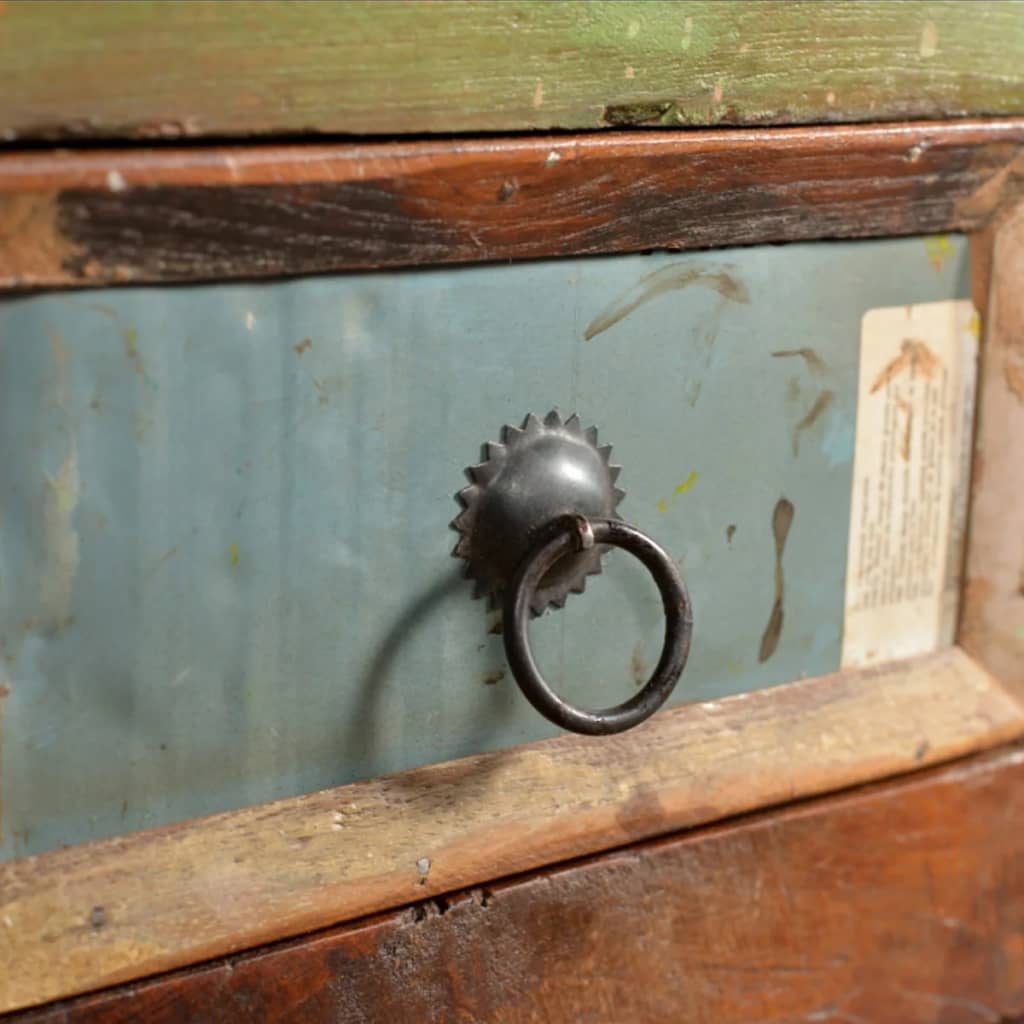 Armoire avec 4 tiroirs Bois massif de récupération - Commodes