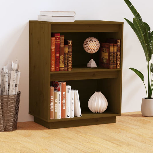 Armoire console Marron miel 60x34x75 cm Bois de pin solide - Buffets & bahuts