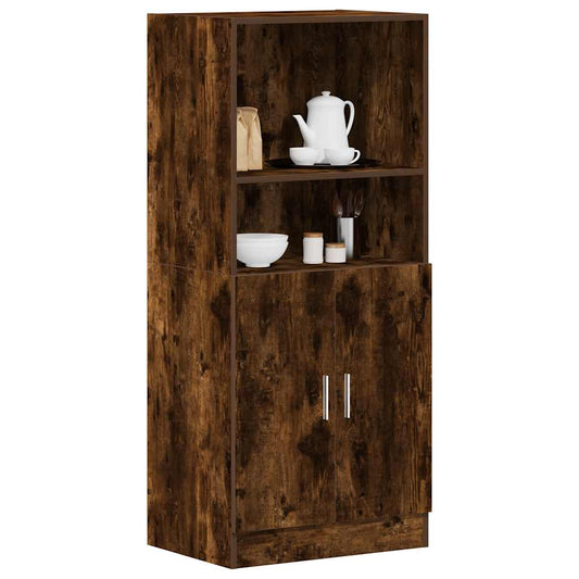 Armoire de cuisine chêne fumé 57x41,5x131,5 cm bois ingénierie - Meubles de cuisine