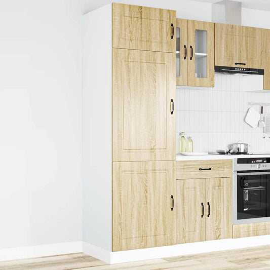 Armoire de cuisine Kalmar chêne sonoma bois d’ingénierie - Meubles de cuisine