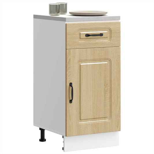 Armoire de cuisine Kalmar chêne sonoma bois d’ingénierie - Meubles de cuisine