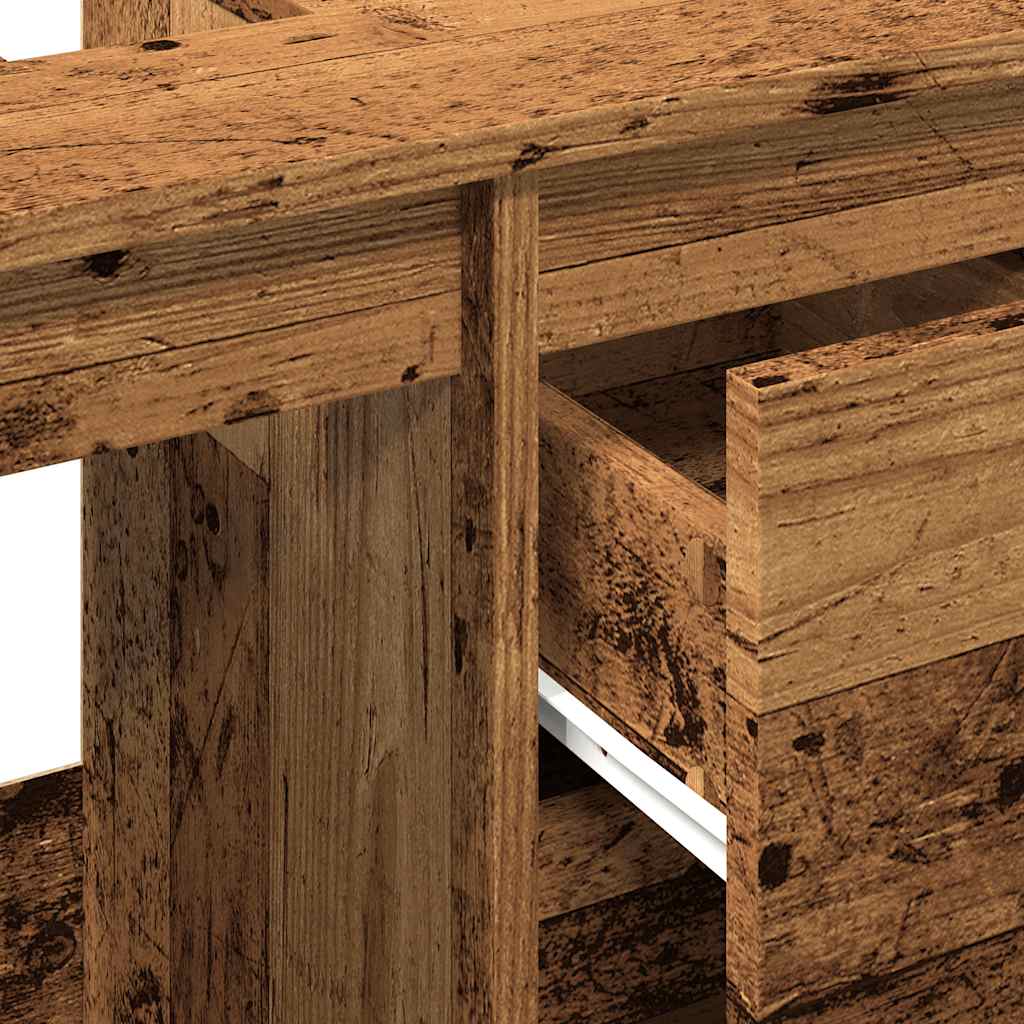 Armoire lavabo vieux bois 65x33x60 cm bois d’ingénierie - Meubles-lavabos de salle de bains
