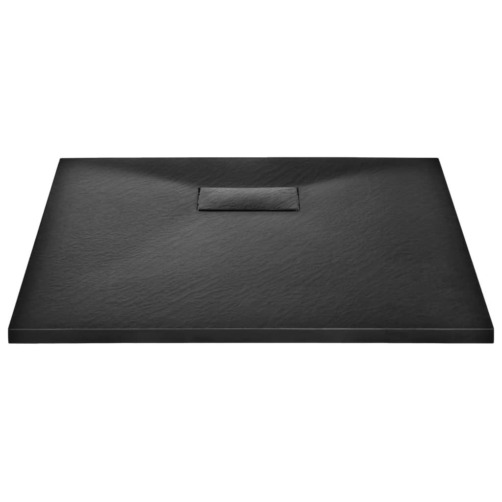 Bac de douche SMC Noir 80 x 80 cm - Bacs de douche