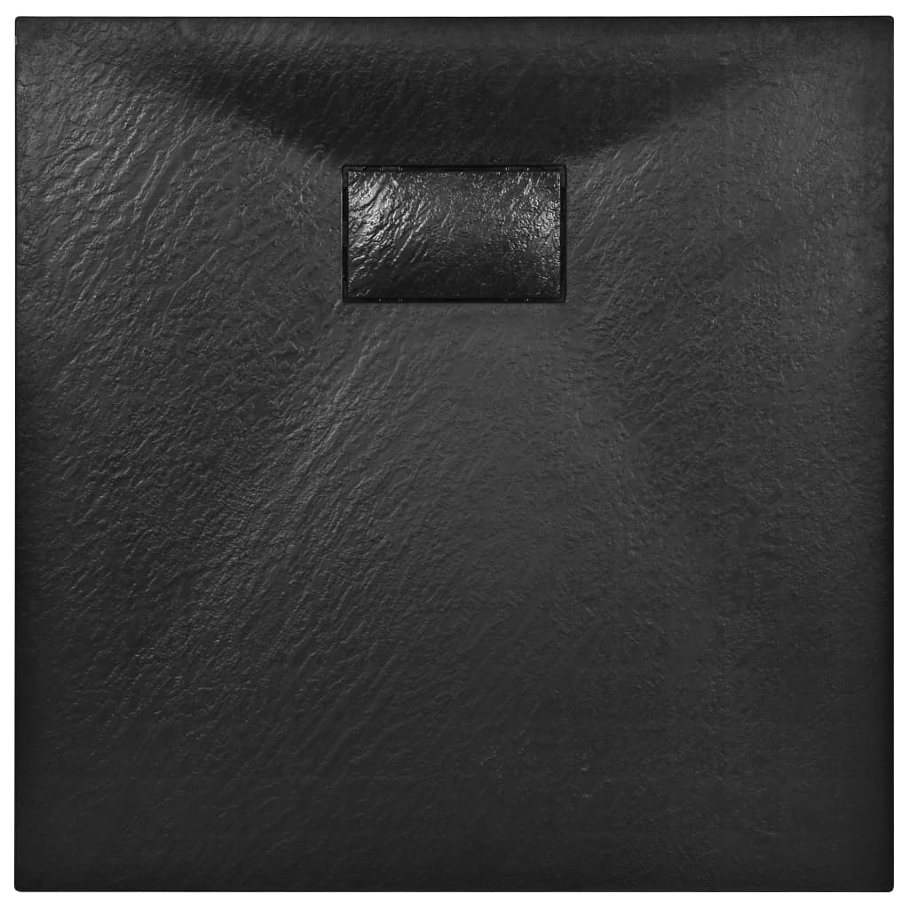 Bac de douche SMC Noir 80 x 80 cm - Bacs de douche