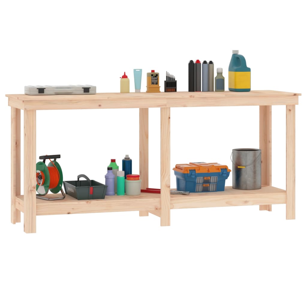 Banc de travail 180x50x80 cm Bois de pin massif - Établis