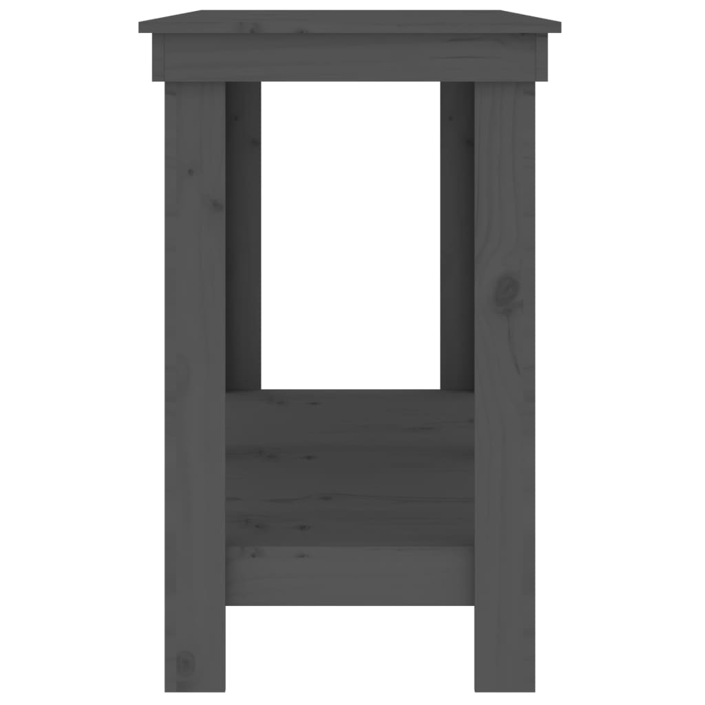 Banc de travail Gris 140x50x80 cm Bois de pin massif - Établis