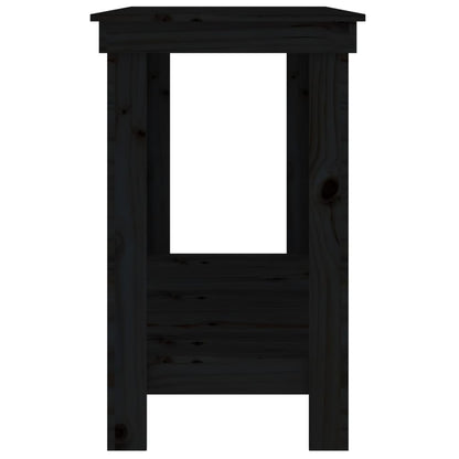 Banc de travail Noir 180x50x80 cm Bois de pin massif - Établis
