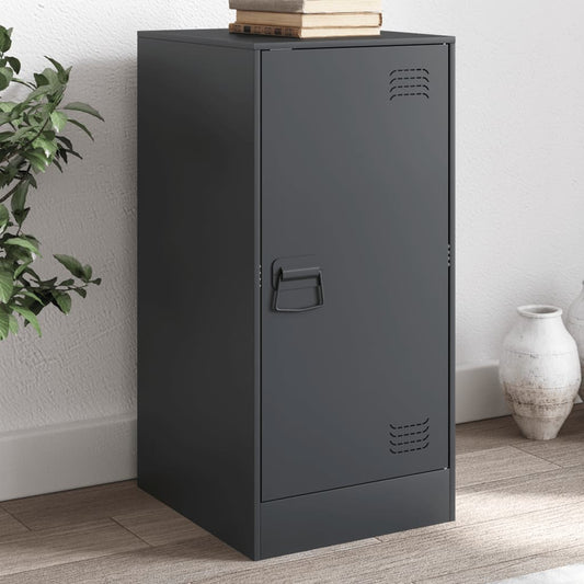 Buffet anthracite 34,5x39x73 cm acier - Buffets & bahuts
