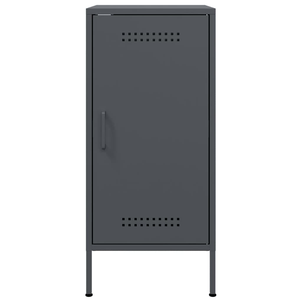 Buffet anthracite 36x39x79 cm acier - Buffets & bahuts