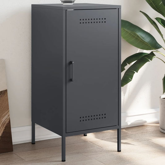 Buffet anthracite 36x39x79 cm acier - Buffets & bahuts
