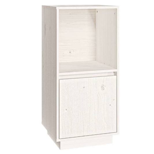 Buffet blanc 38x35x80 cm bois massif de pin - Buffets & bahuts