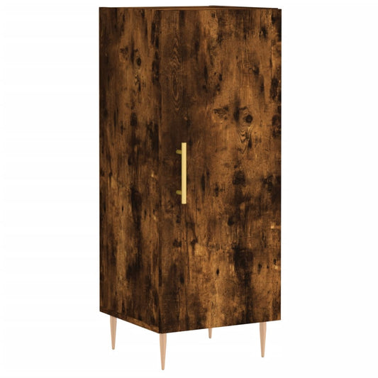 Buffet Chêne fumé 34,5x34x90 cm Bois d’ingénierie - Buffets & bahuts