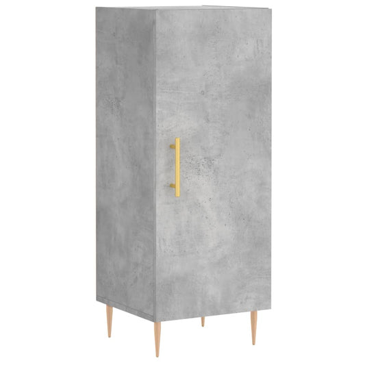 Buffet Gris béton 34,5x34x90 cm Bois d’ingénierie - Buffets & bahuts